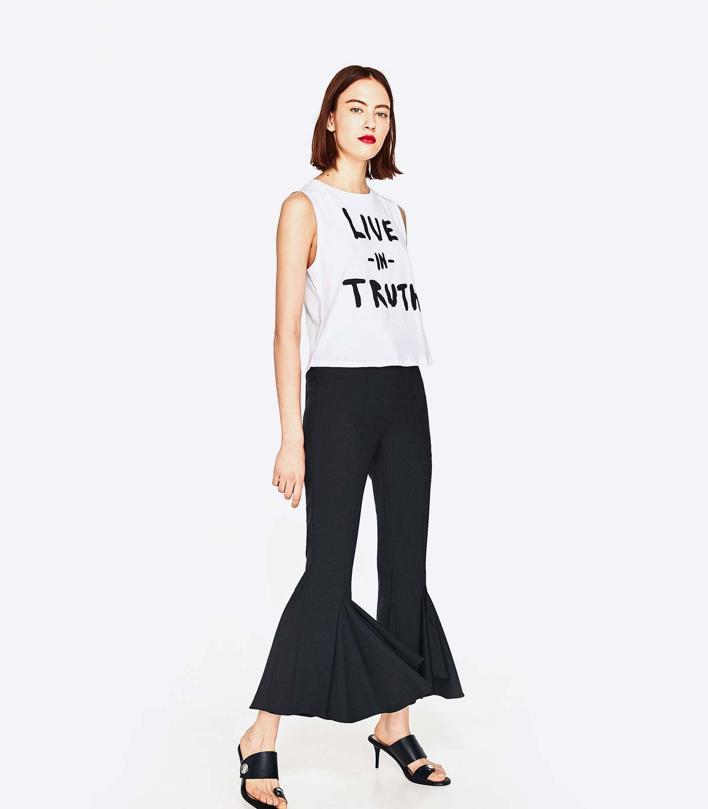 Text Printed T-Shirt - Image 2