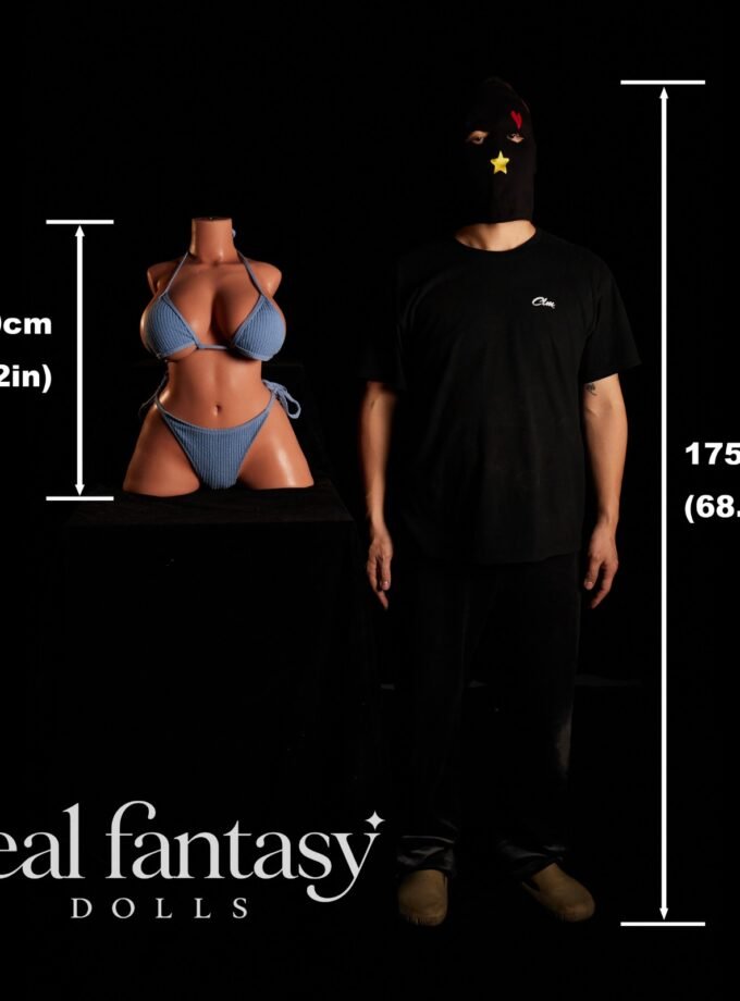 60cm (2'0") G-Cup CLM ULW ULW 664# Torso Full Silicone - Climax Doll