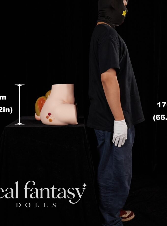 28cm (0'11") CLM Pro PA-Peppy Butt Torso Full Silicone - Climax Doll