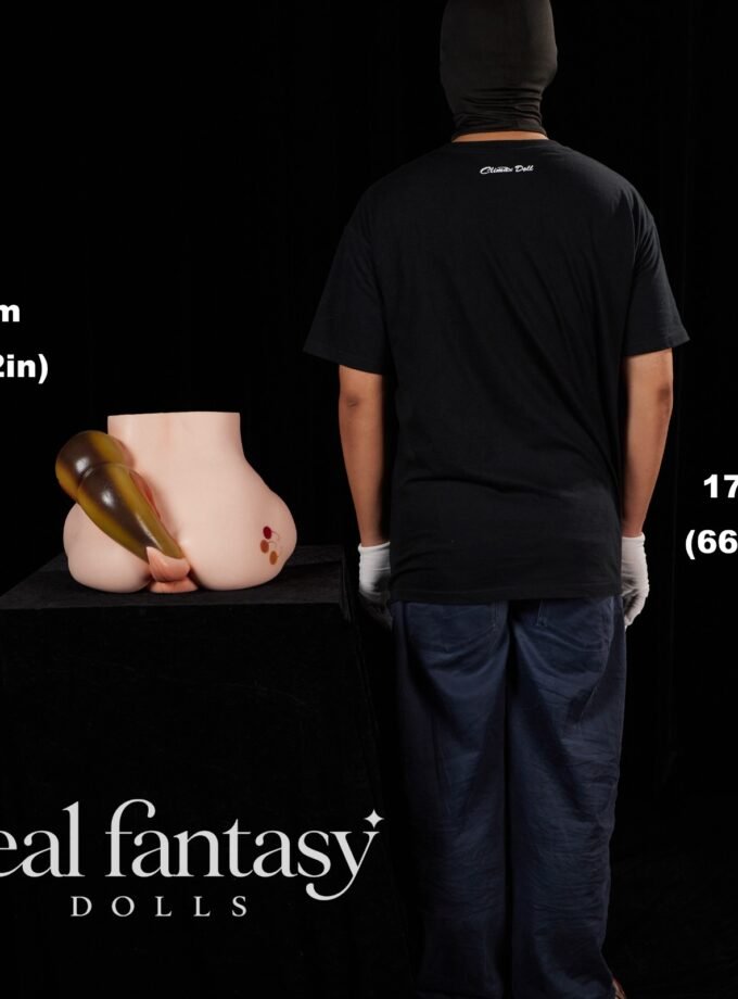 28cm (0'11") CLM Pro PA-Peppy Butt Torso Full Silicone - Climax Doll