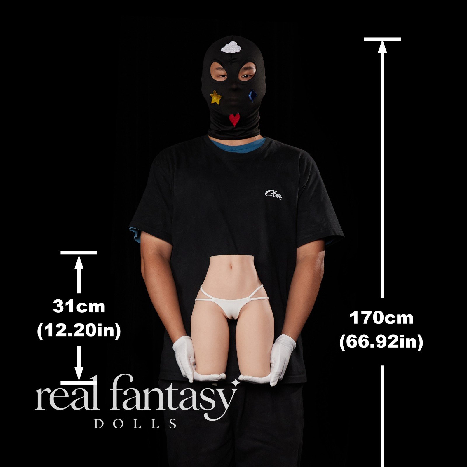 31cm (1'0") CLM Pro PW-L31 PW-L31 Full Silicone - Climax Doll - Image 4