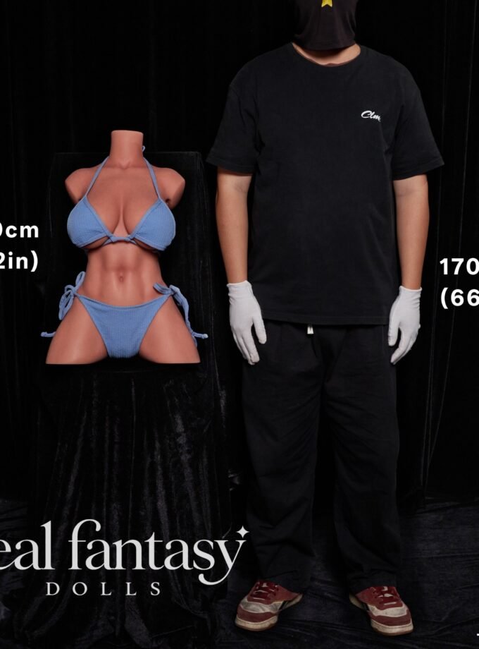 60cm (2'0") F-Cup CLM ULW ULW 663# Torso Full Silicone - Climax Doll