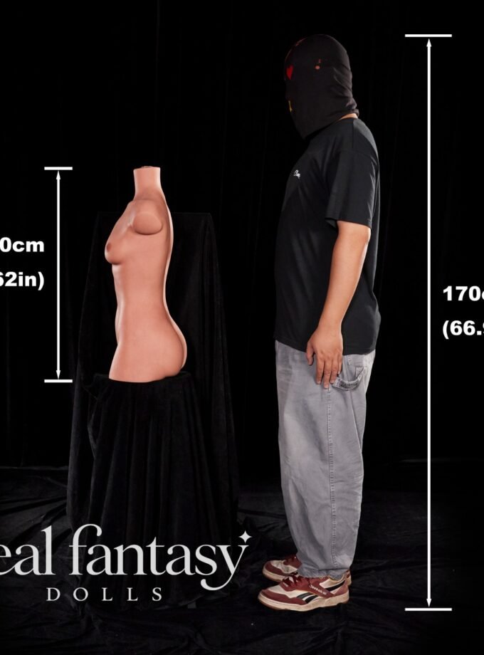 60cm (2'0") AA-Cup CLM ULW ULW 661# Torso Full Silicone - Climax Doll
